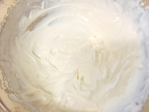 ダレない&美味しい!ホワイトチョコクリーム☆